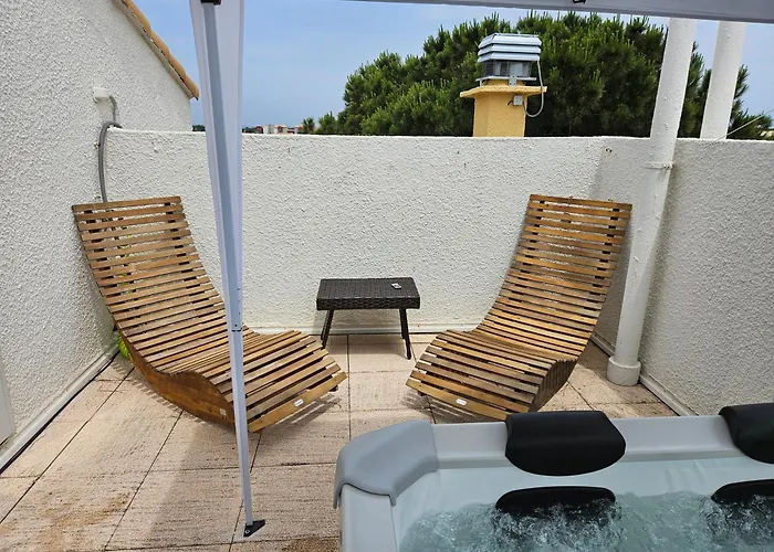 Nautica Bulles Jacuzzi Privatif Vue Lac Marin